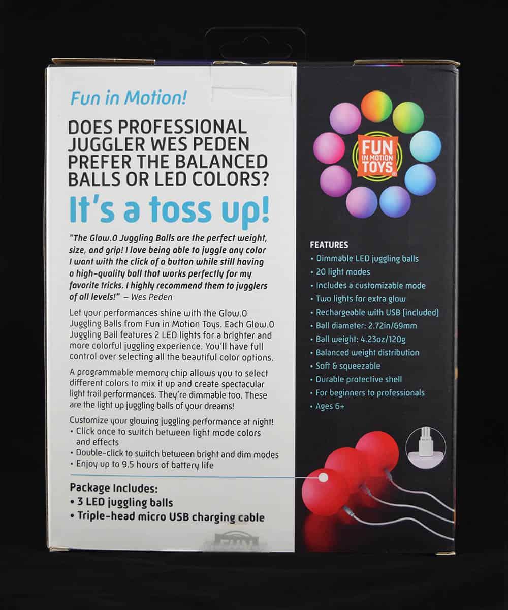 Svítící míčky Wes Peden