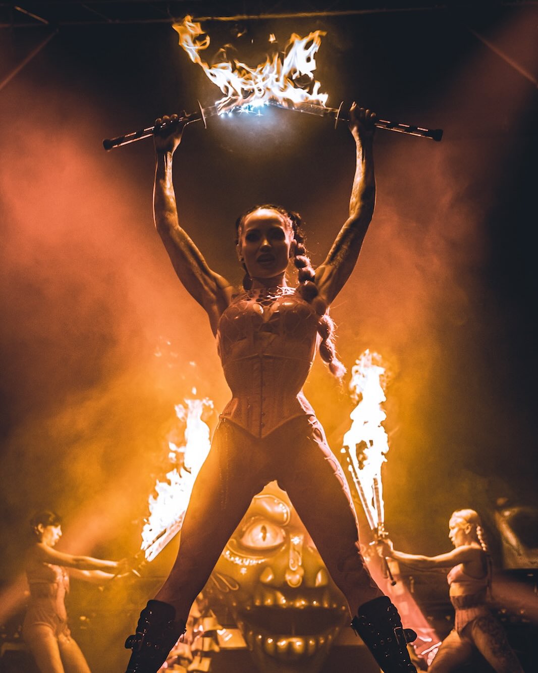 Fire Juggling Sword Gora