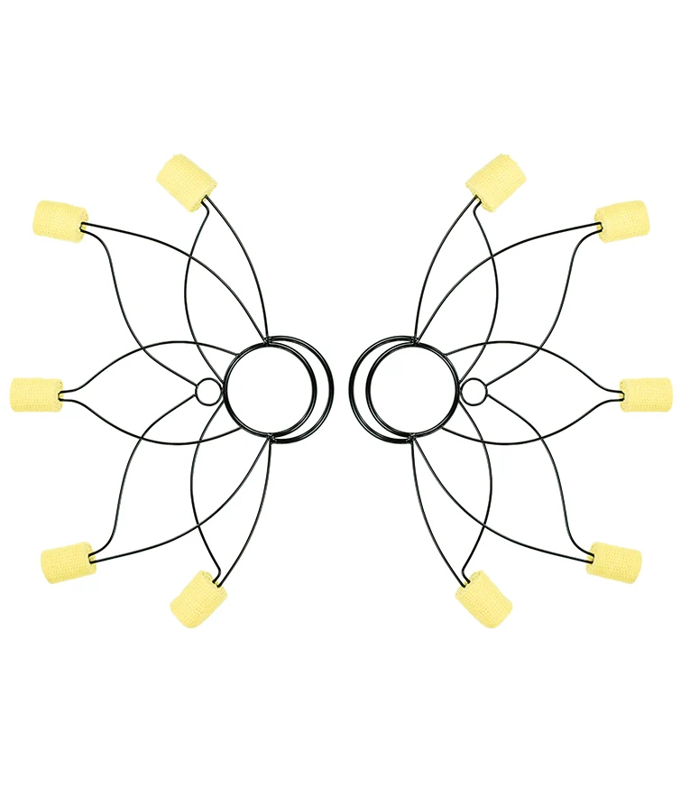 Fire Fan Lotus Light 5 Fingers Firelovers - Pair
