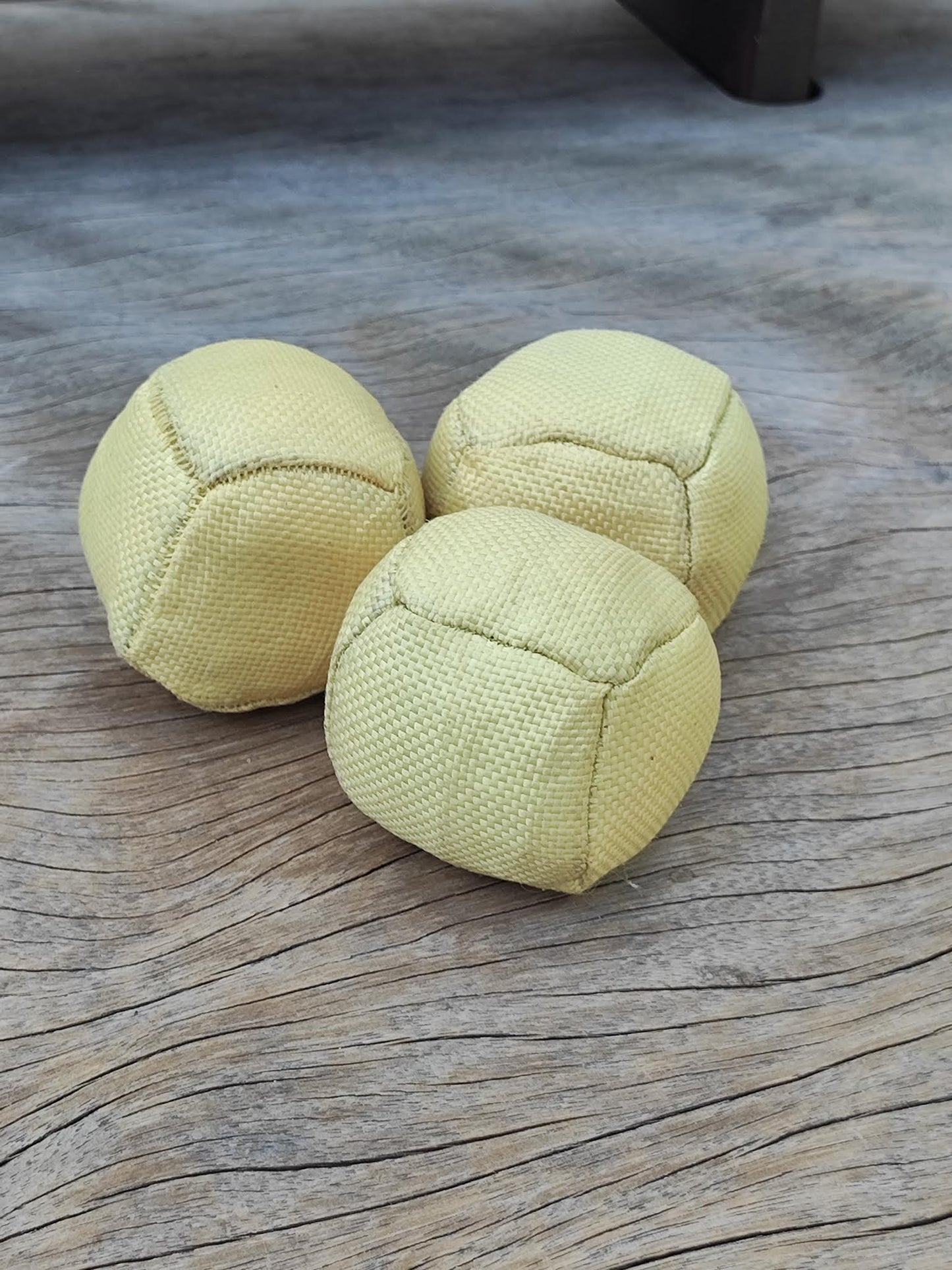 Fire beanbag juggling balls