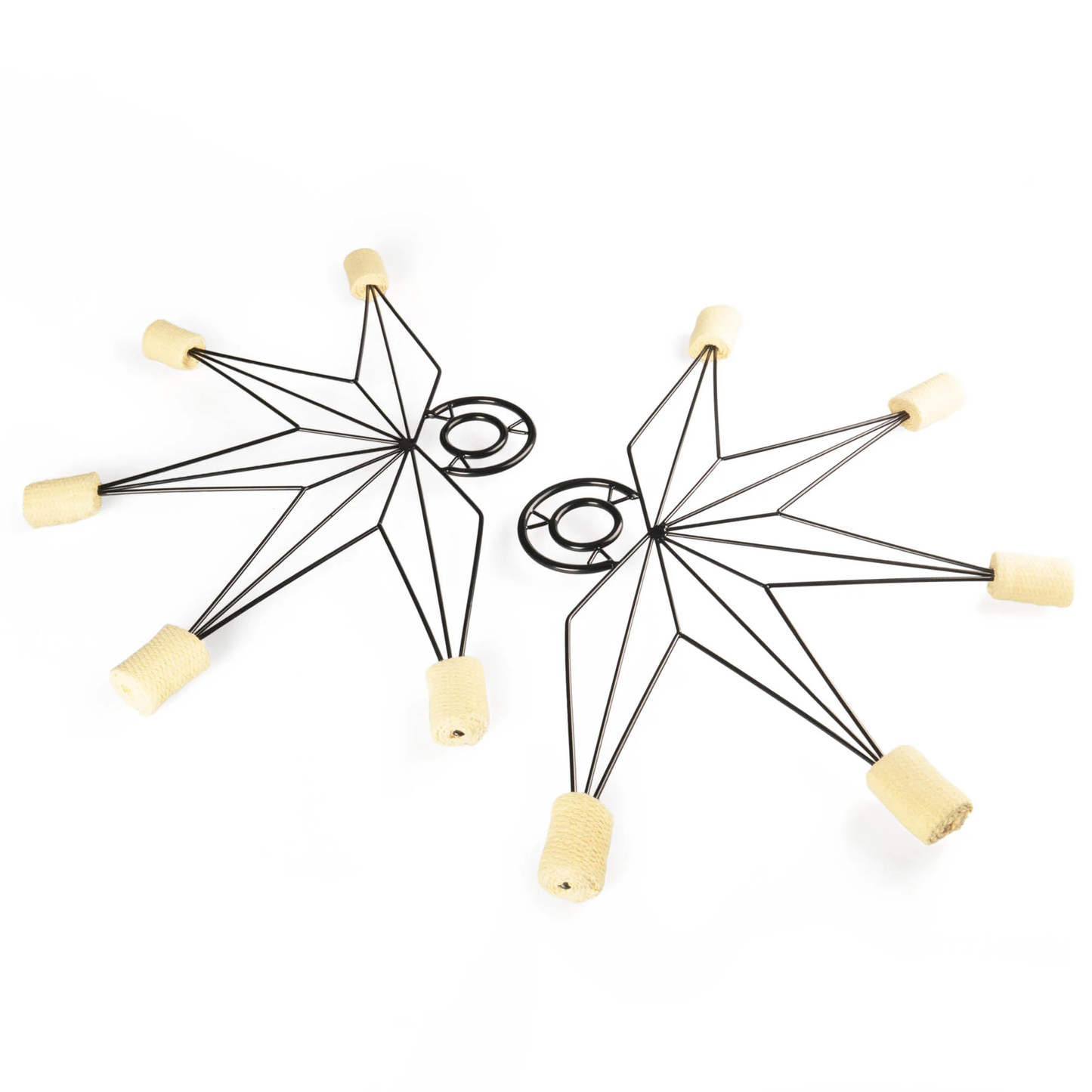 Fire Fans Star - Pair