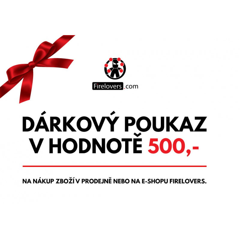 Dárkový poukaz Firelovers 500 - 2000,-