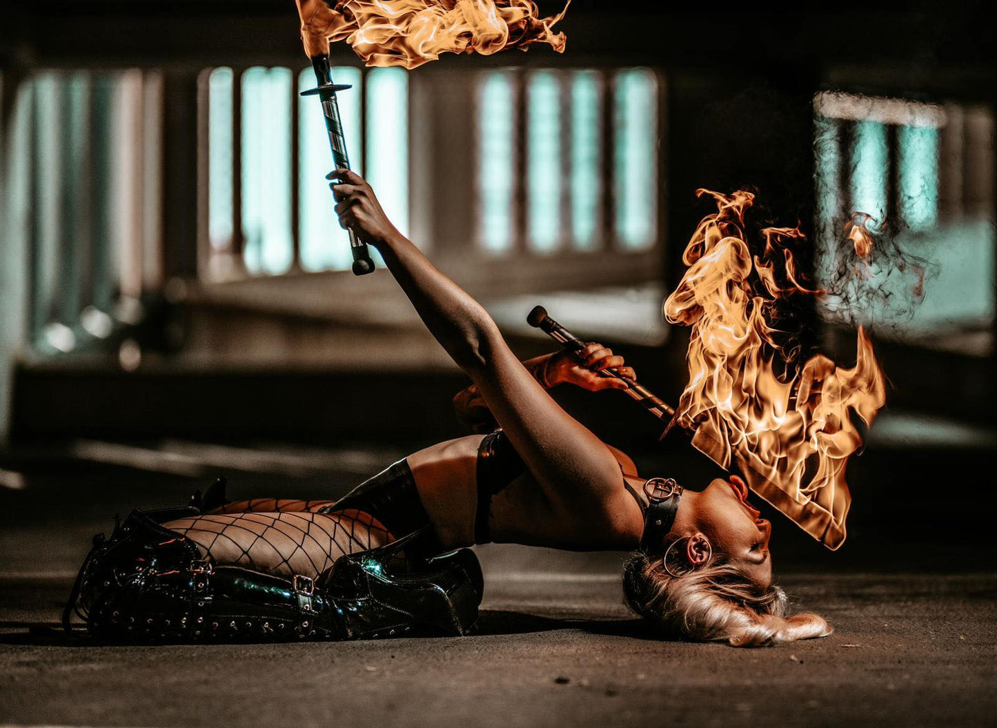 Fire Juggling Sword Gora