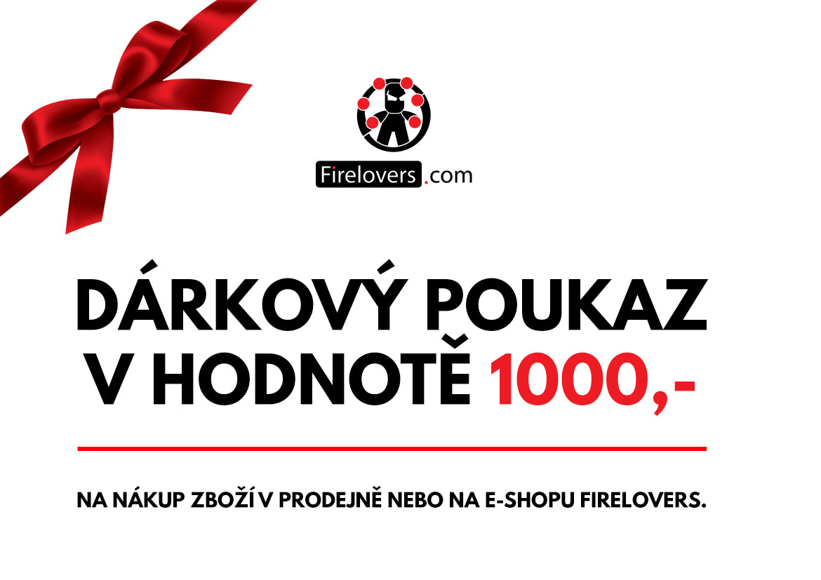 Dárkový poukaz Firelovers 500 - 2000,-