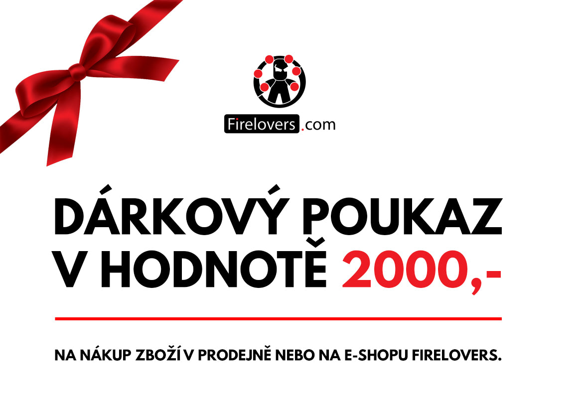 Dárkový poukaz Firelovers 500 - 2000,-