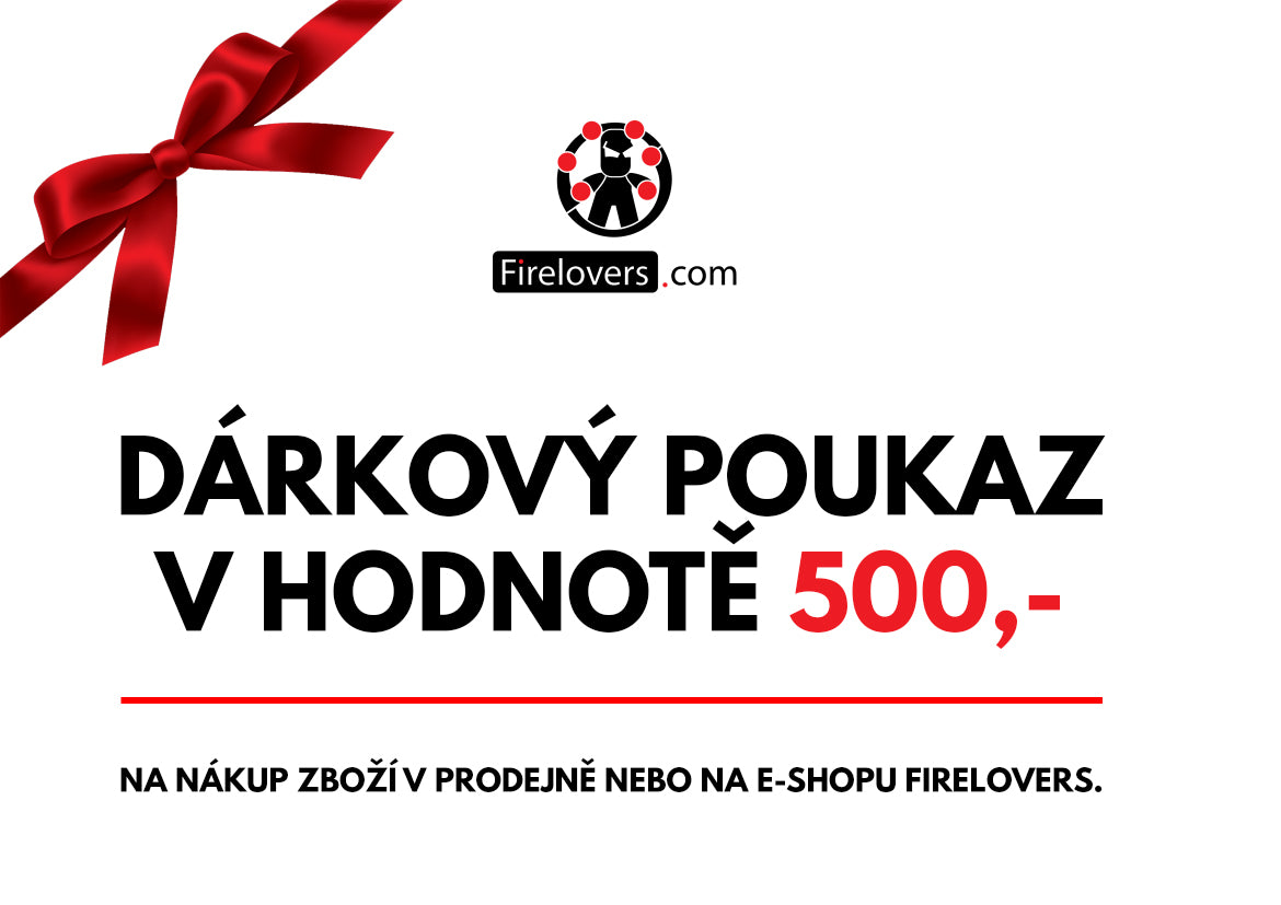 Dárkový poukaz Firelovers 500 - 2000,-