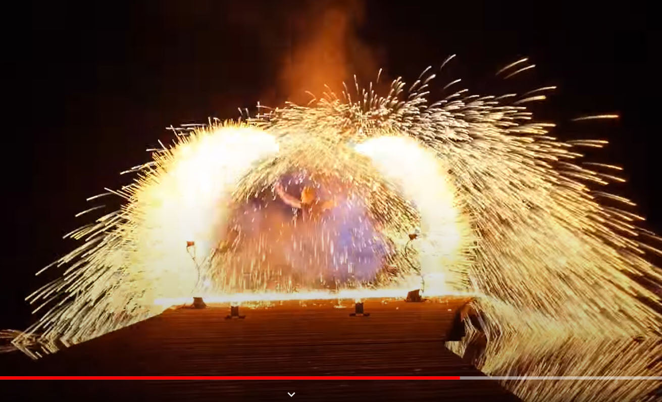 Steel wool SPARKLE poi hub