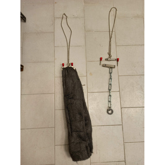 Steel wool sparkle poi hub