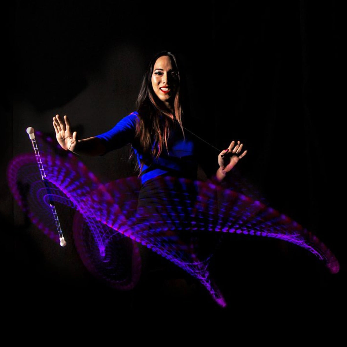 LED flow wand levistick