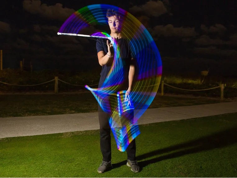 LED flow wand levistick
