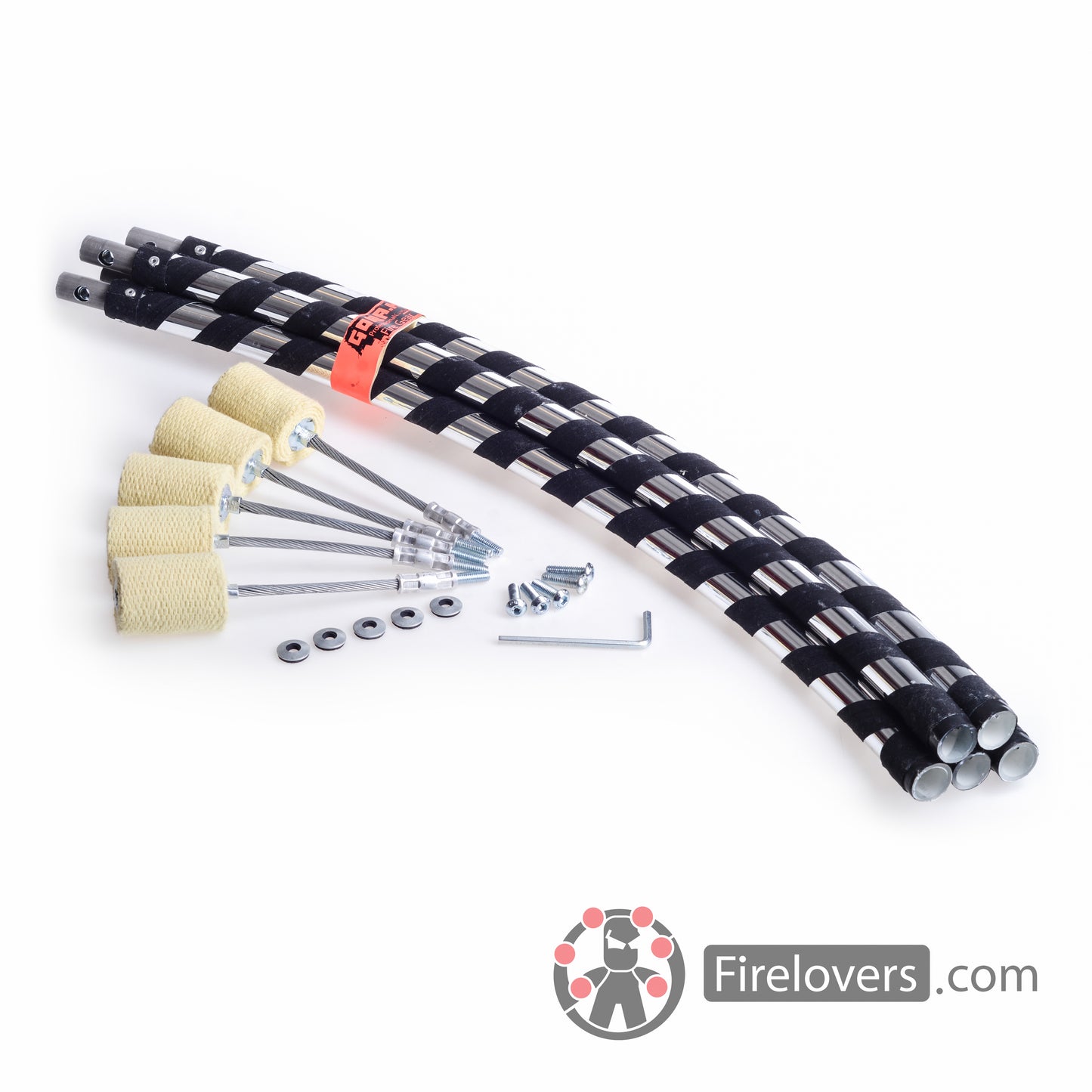 Fire hoop / spiked staff spare burner