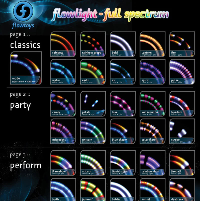 Crystal poi set v. 2 - FS Flowtoys