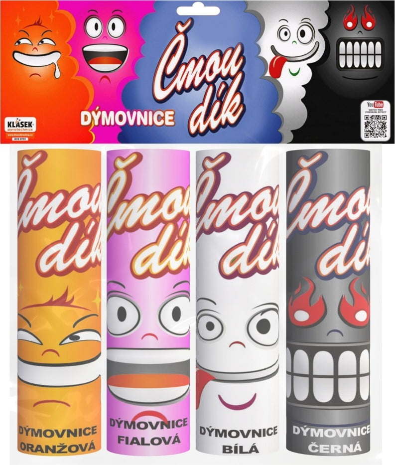 Color Smoke Bombs – Pack of 4pcs